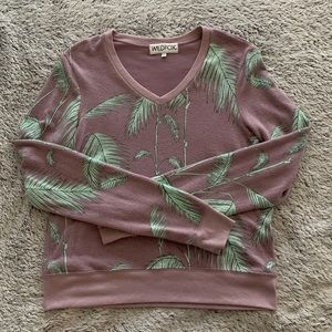 Wildfox baggy beach jumper sweatshirt xs v neck